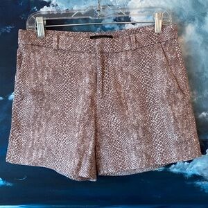 Snake Print Shorts - Banana Republic
